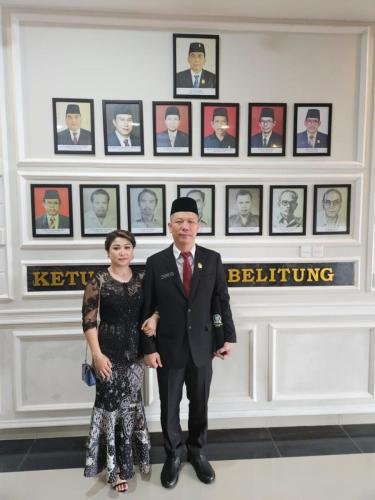 Wyllianto,S.E. bersama Istri